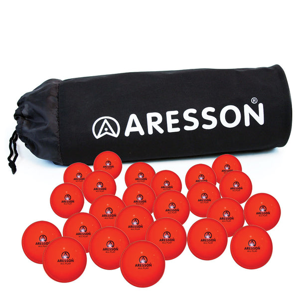 Aresson All Play Cricket Ball Orange, Senior, Bag of 24