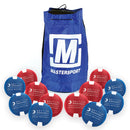 Official British Dodgeball Match Ball Size 3, Mixed Colours, Bag of 12