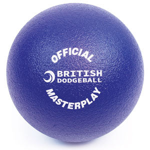 British Dodgeball Masterplay Dodgeball Senior, Blue, Dia. 17cm, 40kg/M3 