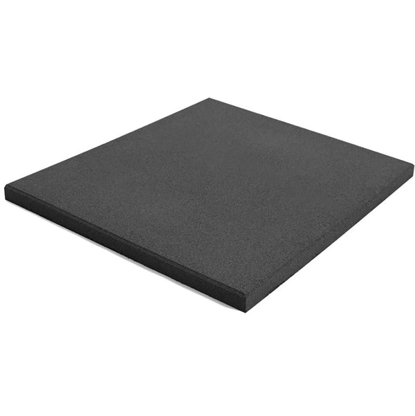 Jordan Activ Flooring Rubber Tile 500 X 500 X 30mm, Black