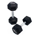 Exsom Rubber Hex Dumbbells 7.5kg, Pair