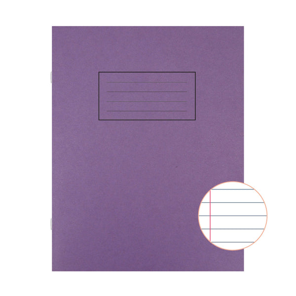 Exercise Books - Lined 9x7 Purple pk 40
