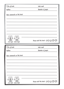 Reading Record KS2 pk 30