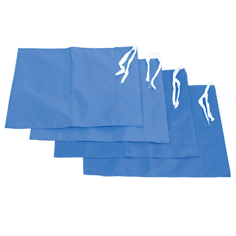 Nylon Corner Flag 300 X 290mm, Blue, Set of 4