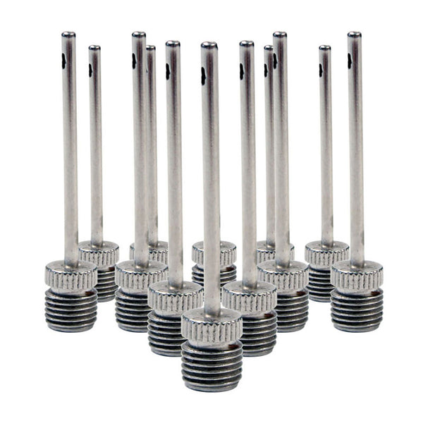 Stirrup Pump & Needle Spare Inflator Needle Schrader, Set of 12