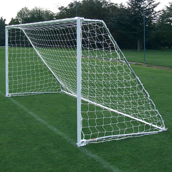 Freestanding Steel Mini Soccer Goal 3.66 x 1.83M, Folding, Pair