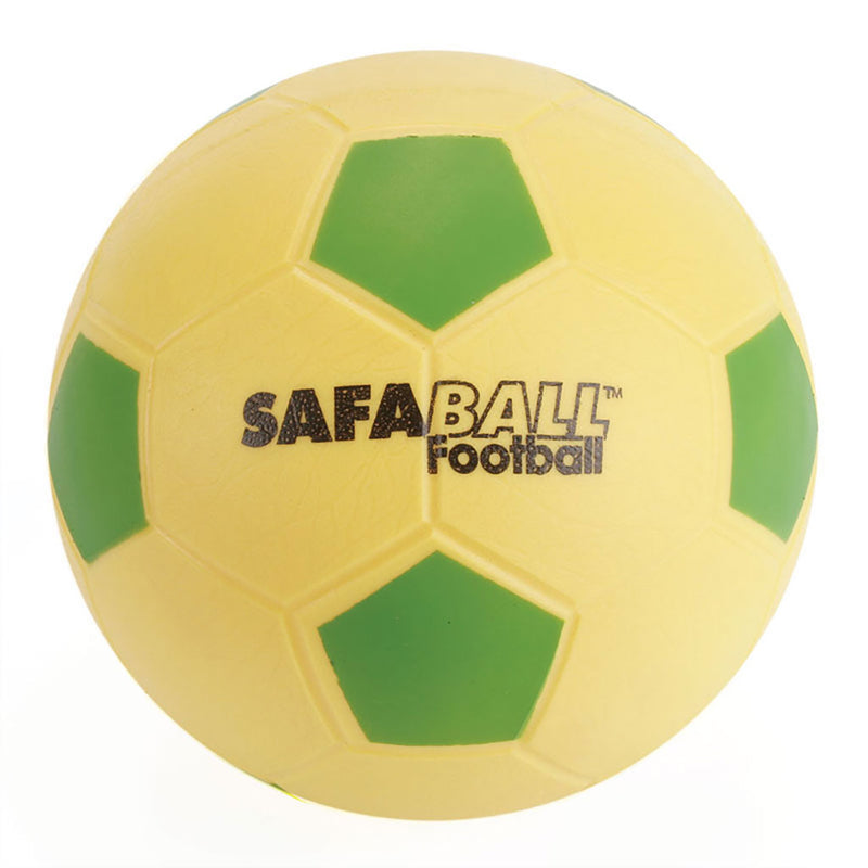 Safaball Softtouch Football Size 5, Green/Yellow
