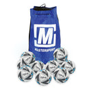 Mitre Ultimatch Football White, Size 4, Bag of 10