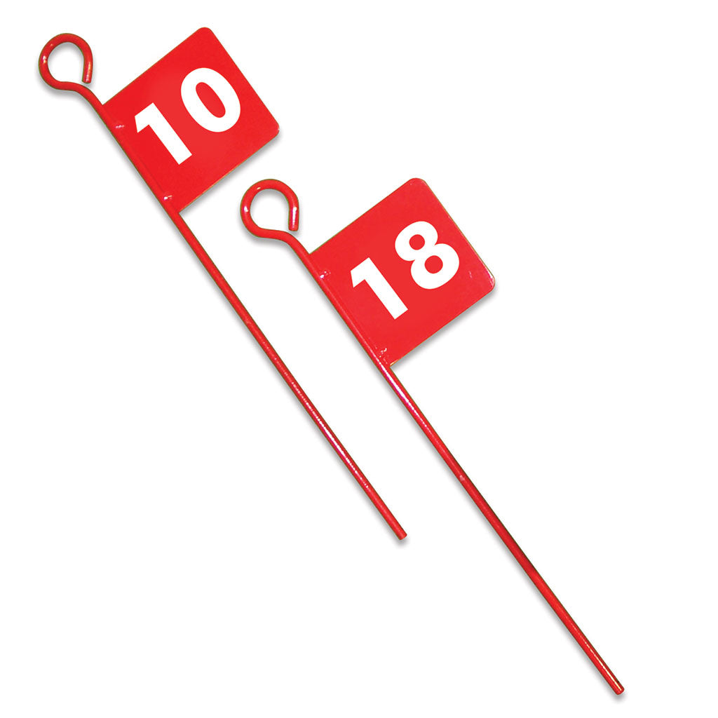 Metal Golf Flags Numbered 10-18