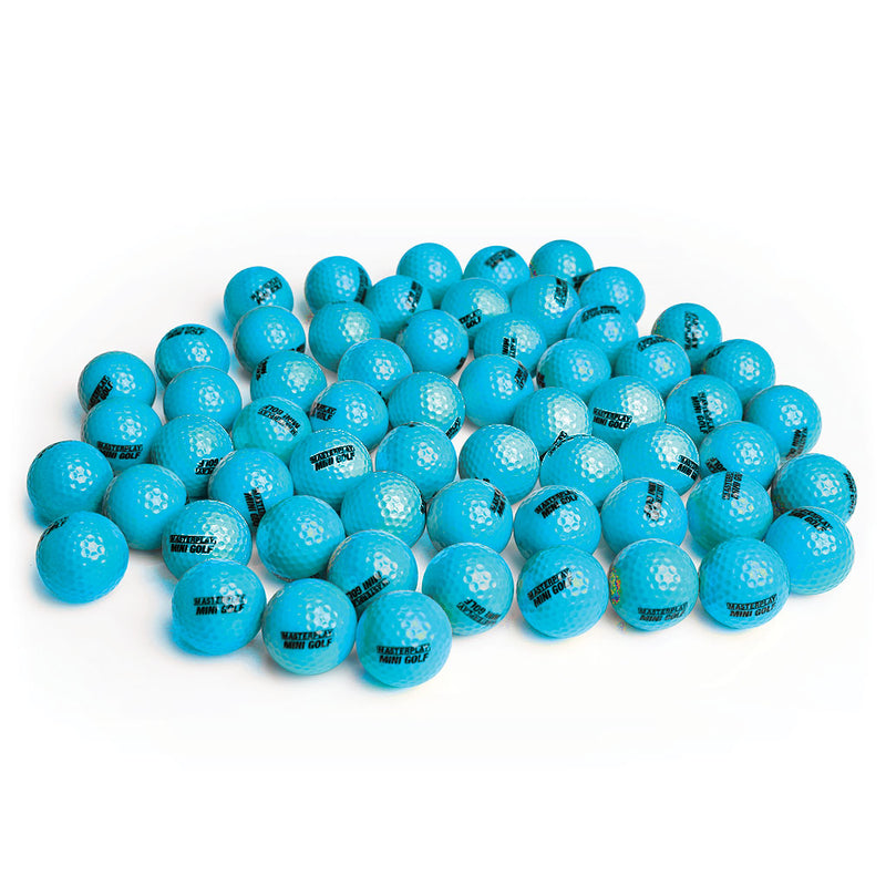 Masterplay Mini Golf Ball Blue, Set of 50