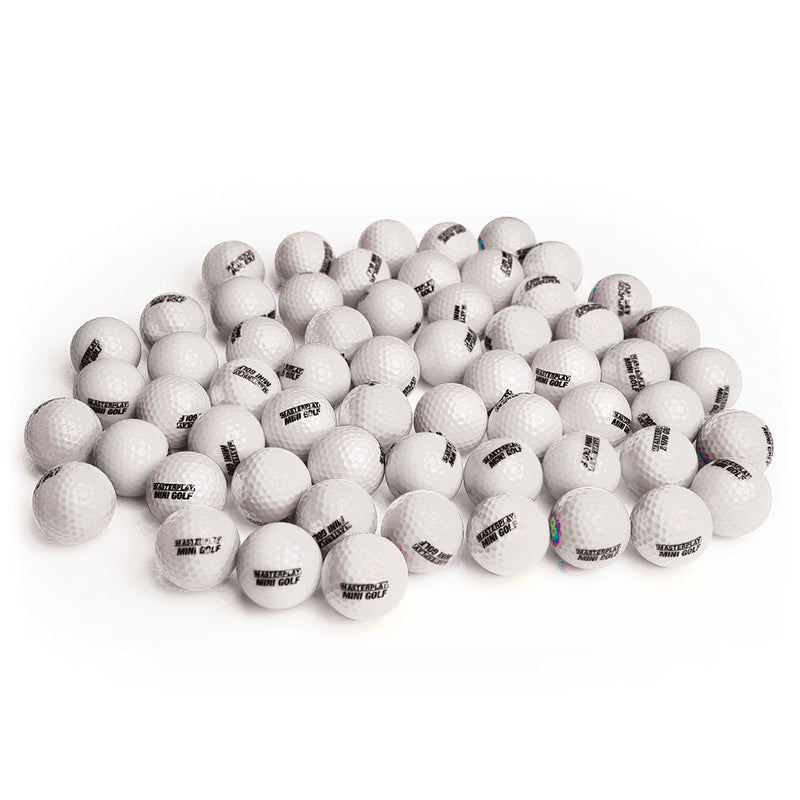 Masterplay Mini Golf Ball White, Set of 50