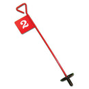 Back Saver Type Metal Golf Flags Numbered  10-18