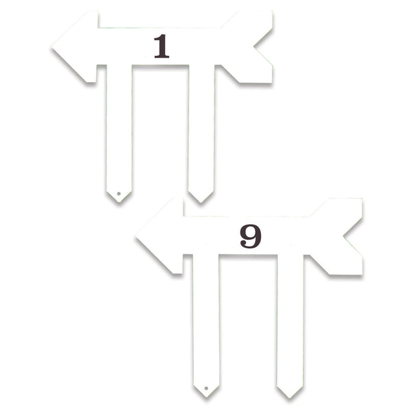Arrows Numbered Numbers 1-9