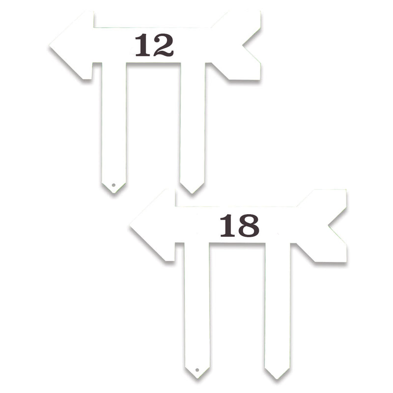Arrows Numbered Numbers 10-18
