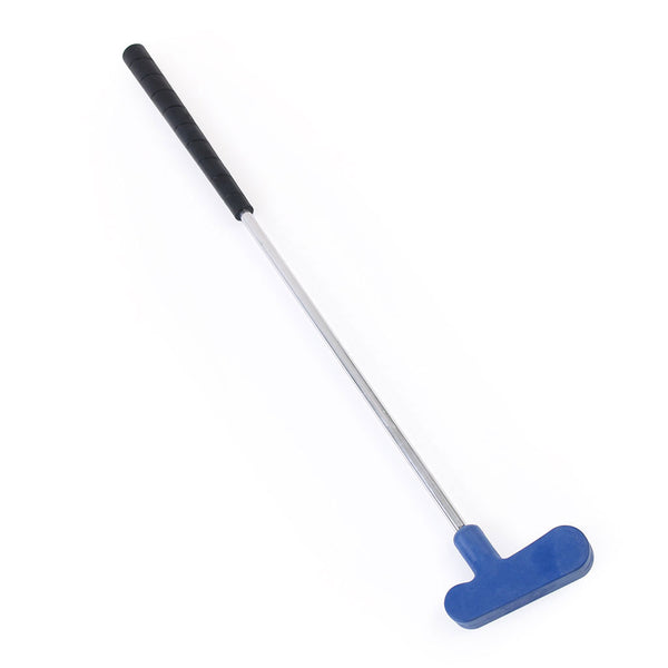 Rubber Headed Golf Putter With Aluminium Shaft 27", Blue