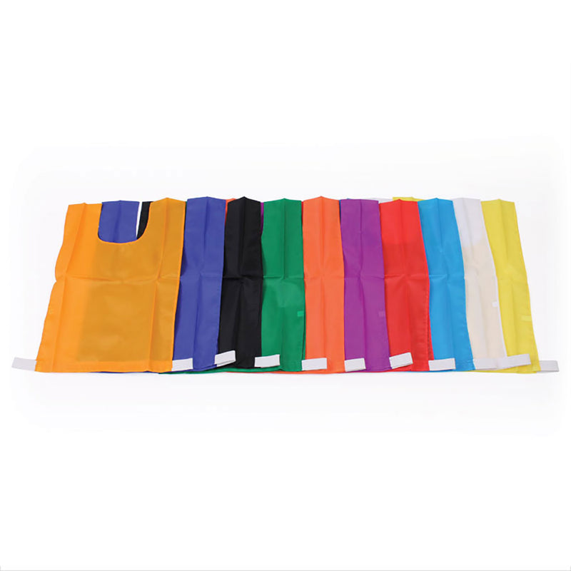 Nylon Bib  Small, Green, Set of 11, Printed 1 - 11