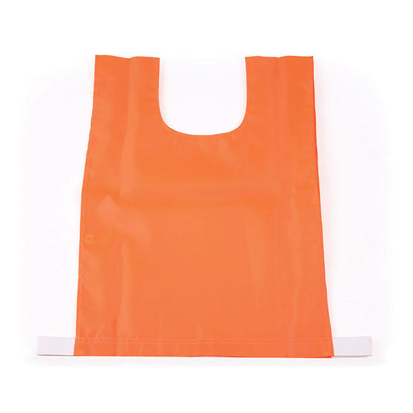 Nylon Bib  Large, Fluorescent Orange