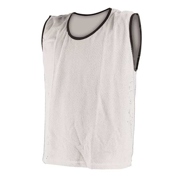 Mesh Training Bib Large, White