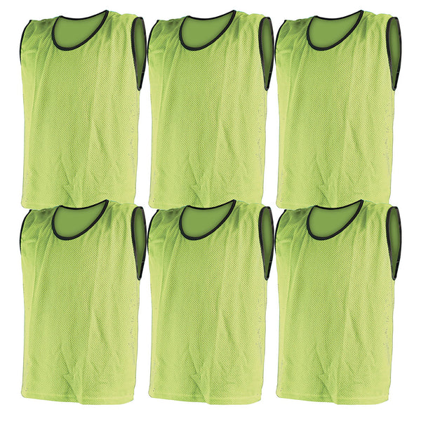 Mesh Training Bib Small, Yellow, Set of 6 