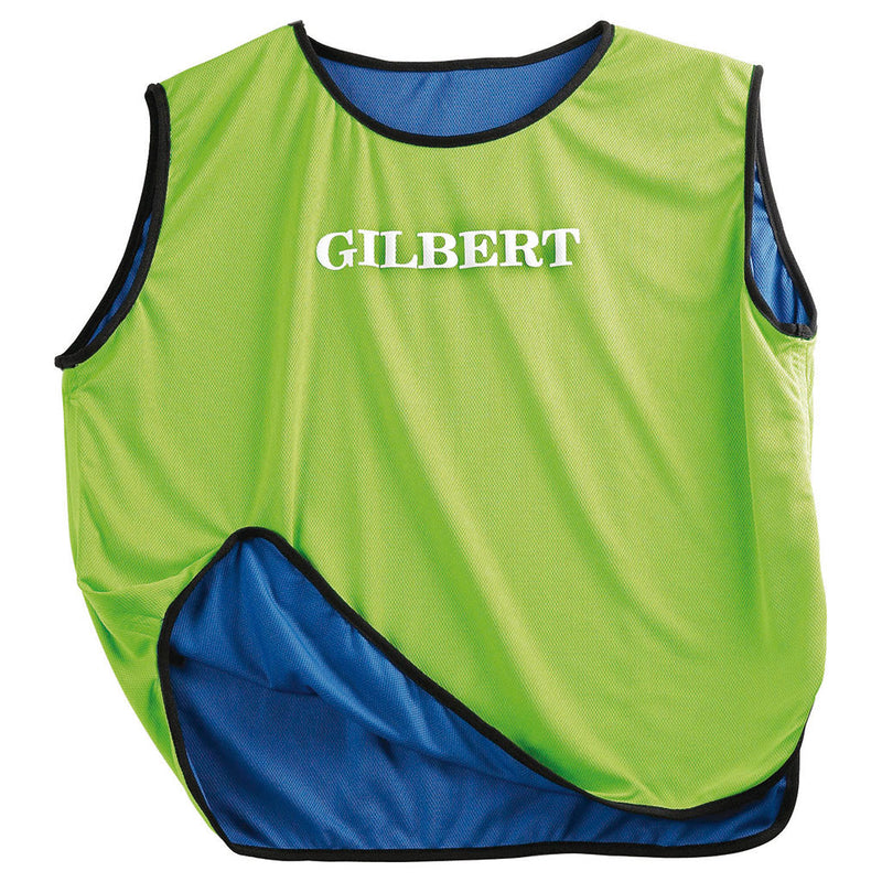 Gilbert Reversible Bib Junior, Blue / Green