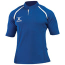 Gilbert xact Rugby Match Shirt Monochrome Royal Blue x Small
