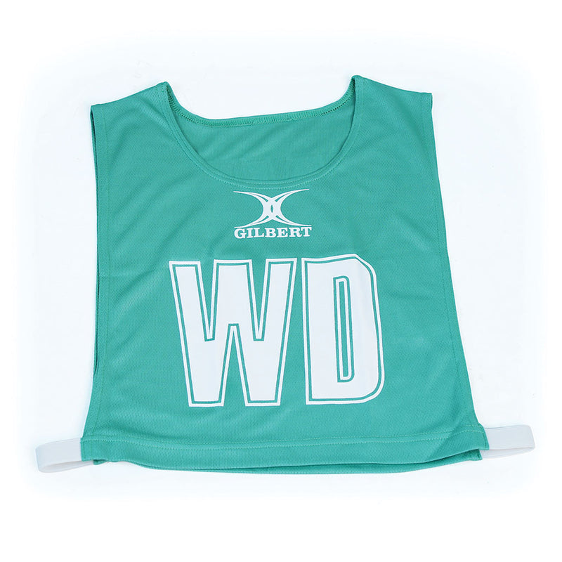 Gilbert Netball Bib Green, Medium