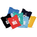 Gilbert Netball Bib Red, Large