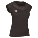 Gilbert Vixen Netball Top Black, Size 16