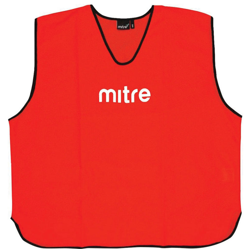Mitre Core Training Bib Red, Medium