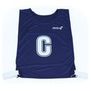 Mitre Pro Netball Bib Set Navy Blue, Medium, Set of 7