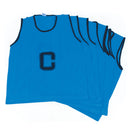 Mesh Netball Bib Set Blue, Medium, Set of 7