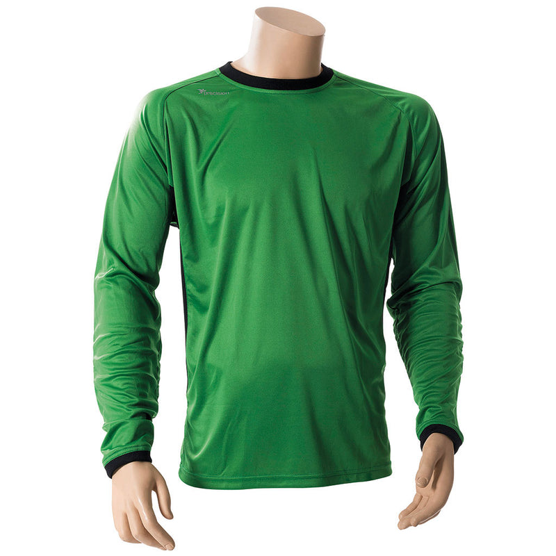 Precision Premier Goalkeeping Shirt Green, 30-32Inch