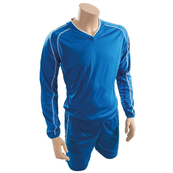 Precision Marseille Shirt & Short Set Royal Blue/White, 38-40Inch