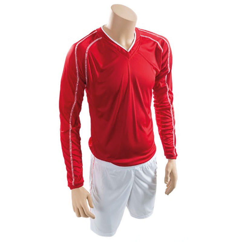 Precision Marseille Shirt & Short Set Red/White, 26-28Inch