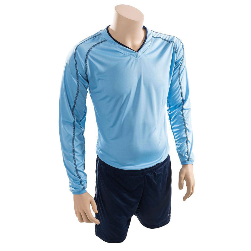 Precision Marseille Shirt & Short Set Sky/Navy Blue, 34-36Inch