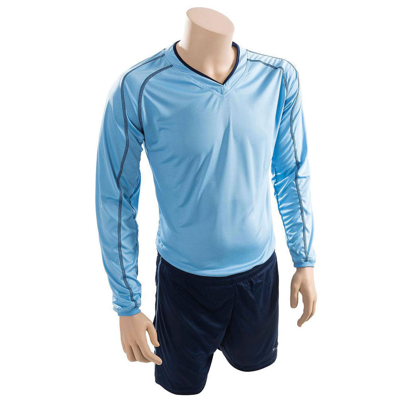 Precision Marseille Shirt & Short Set Sky/Navy Blue, 42-44Inch