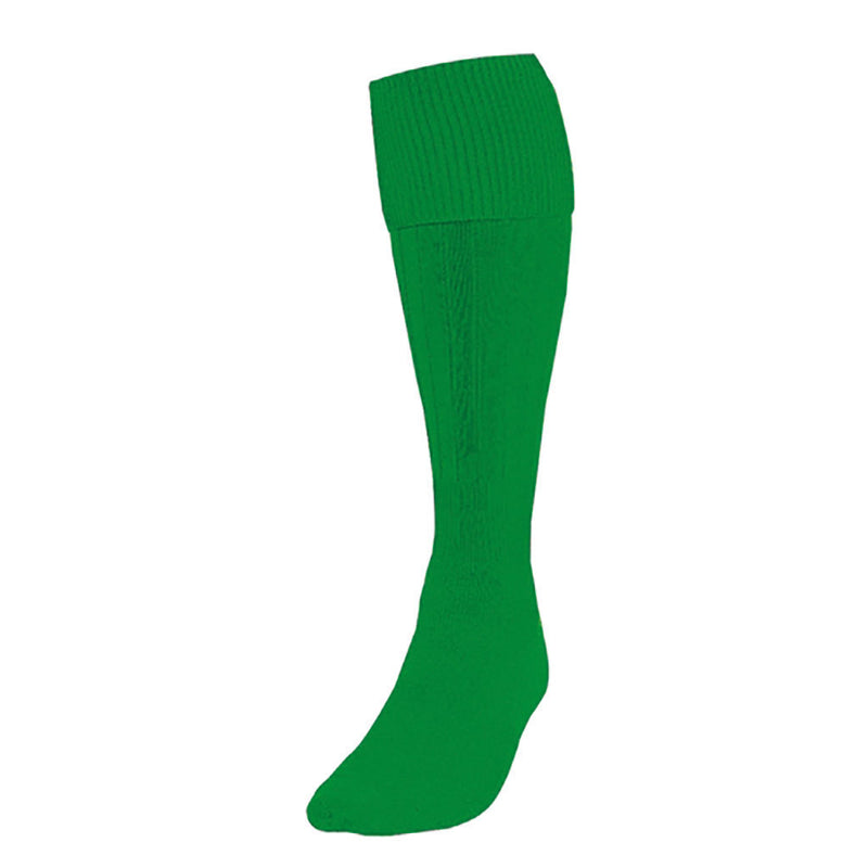 Precision Plain Football Socks Emerald, Senior Size 07-11