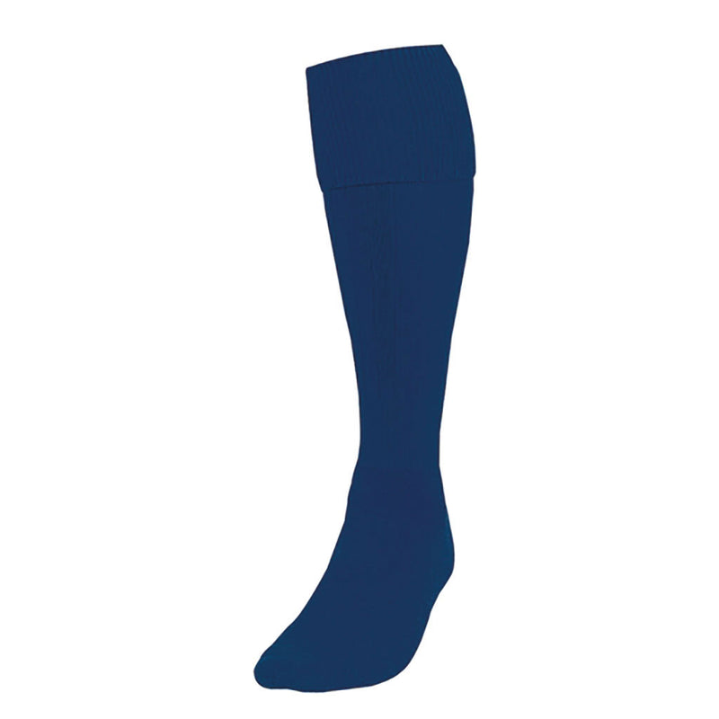 Precision Plain Football Socks Navy Blue, Senior Size 03-06