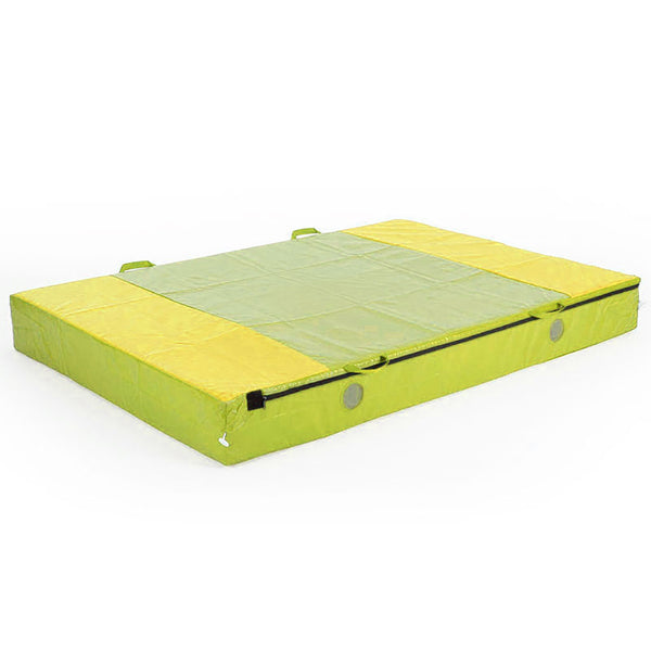 Safety Mattress 1.83 x 1.22M x 100mm, cm Foam, Yellow