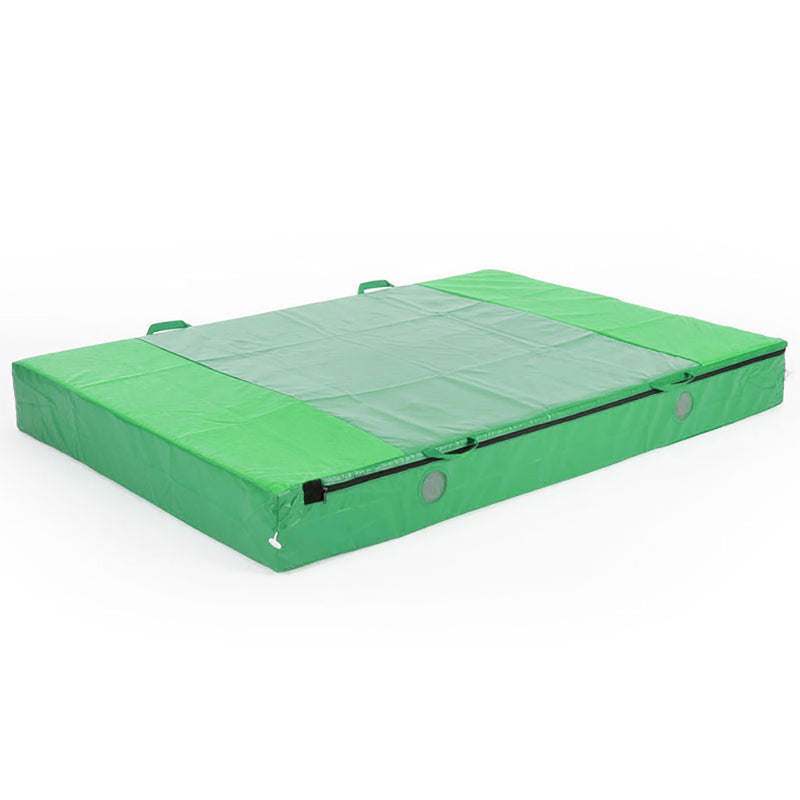 Safety Mattress 2.44 x 1.37M x 200mm, cm Foam, Green