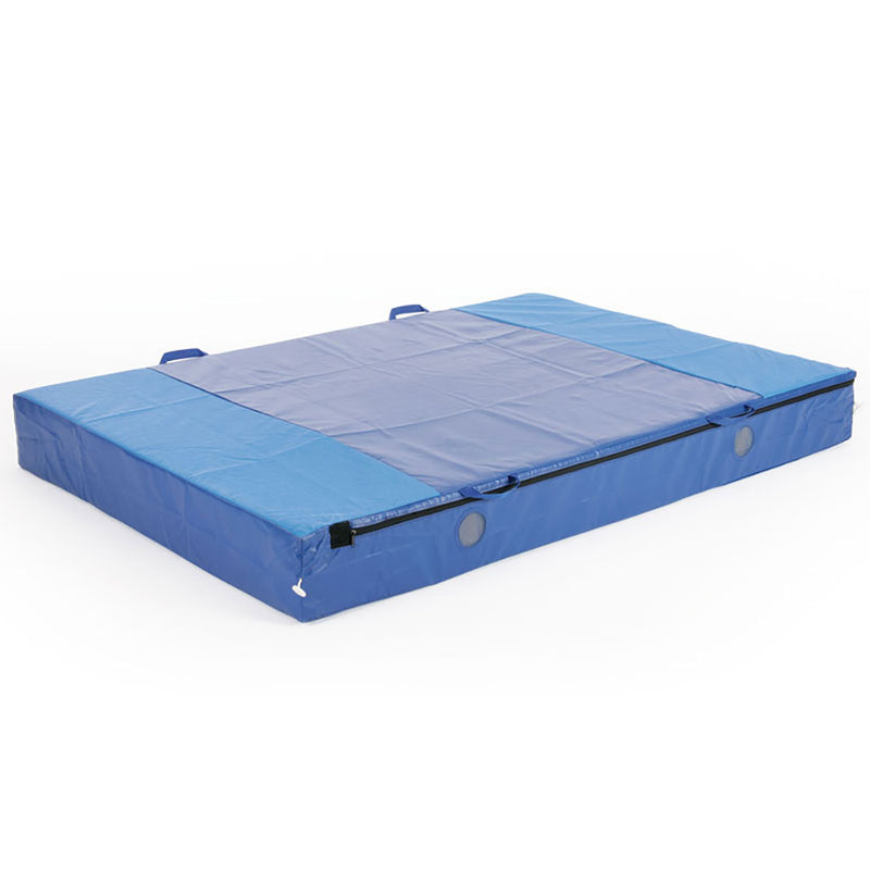 Safety Mattress 2.5 x 1.25M x 255mm, cm Foam, Blue