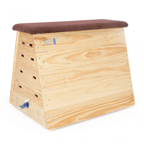 Vaulting Box 5 Sections, 1270mm C/W Castors, Hide Top