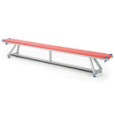 Lita Bench Upholstered Top 2400mm, Red