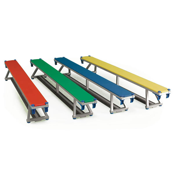 Lita Bench Timber Top 2400mm, Red