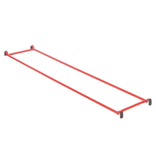Steel Linking Parallel Bars 2.13M, Red
