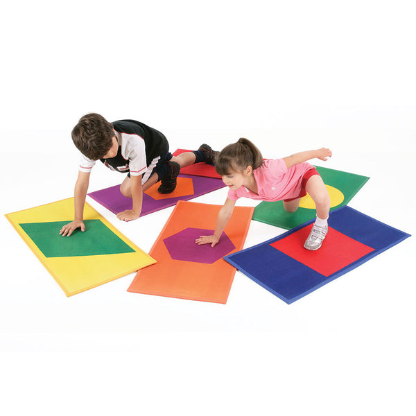 Activ Colour Shape Mats Set of 6