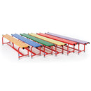 Steel Bench With Upholstered Top 330mm W X 370mm H X 2000mm L, Set of 6