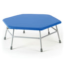 Padded Hexagonal Movement Table 400mm High, Blue Top
