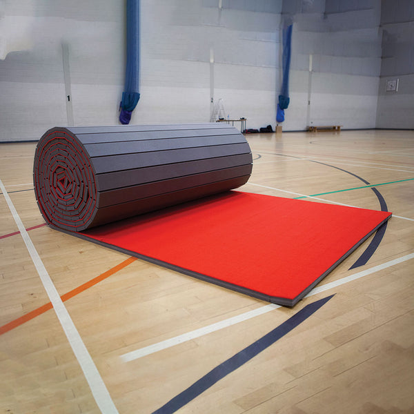Roll Out Mat Carpet 6.40M x 1.82M x 35mm, Red