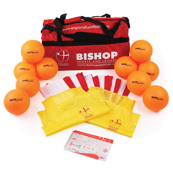 England Handball Starter Kit Medium Bibs, Ages 10 - 14 Years, With Resource